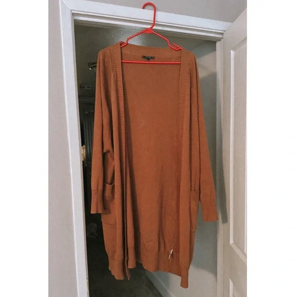 Forever 21 Rust Cardigan S - Picture 2 of 4